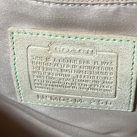 COACH Hampton Vintage Scribbles Handbag/Tote - Picture 10 of 16